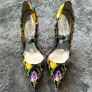 Guess Floral Stiletto Heels